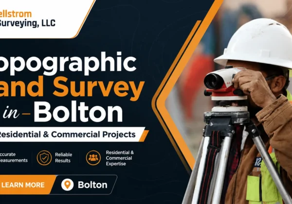 Topographic Land Survey in Bolton for Residential & Commercial Projects