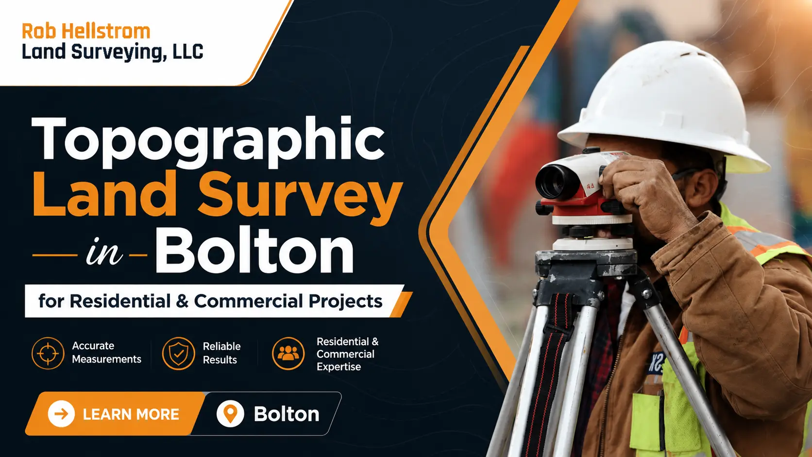Topographic Land Survey in Bolton