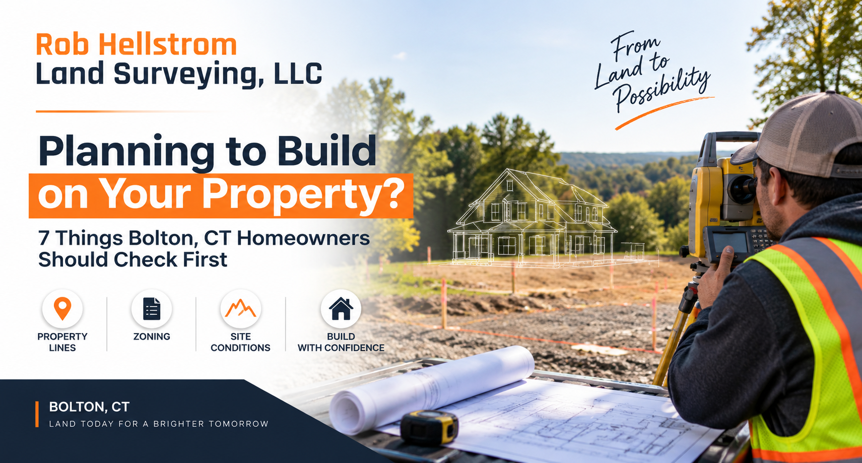 Planning to Build on Your Property? 7 Things Bolton, CT Homeowners Should Check First
